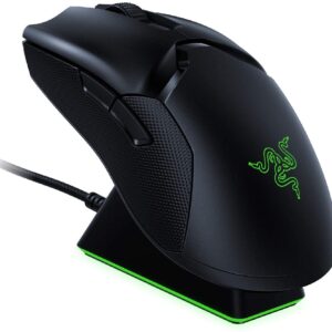 Razer Viper Ultimate Hyperspeed Lightest Wireless Gaming Mouse & RGB Charging Dock: Fastest Gaming Mouse Switch - 20K DPI Optical Sensor - Chroma Lighting - 8 Programmable Buttons - 70 Hr Battery